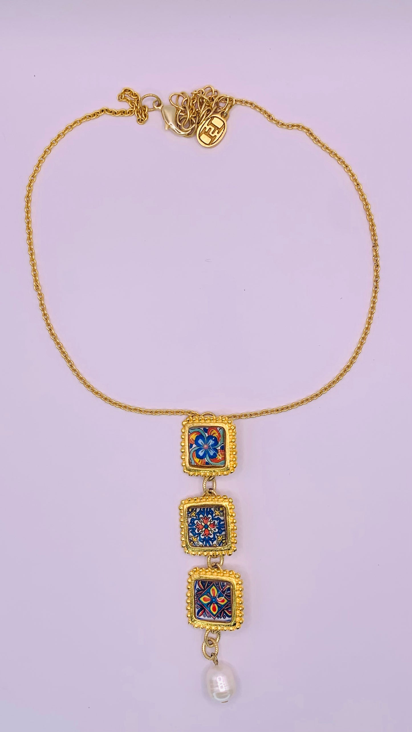 Chain & Orange Mosaic. ITEM 210