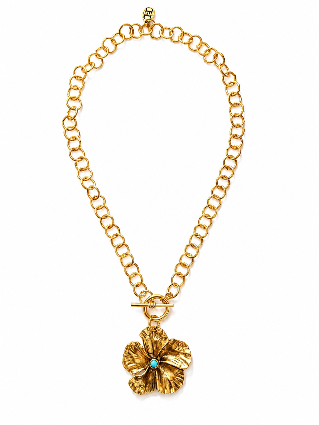 Camelia Turquoise Necklace. ITEM FBT3