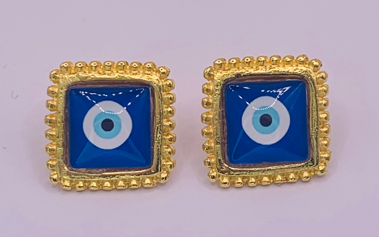Evil Eye mosaic earring. ITEM 513