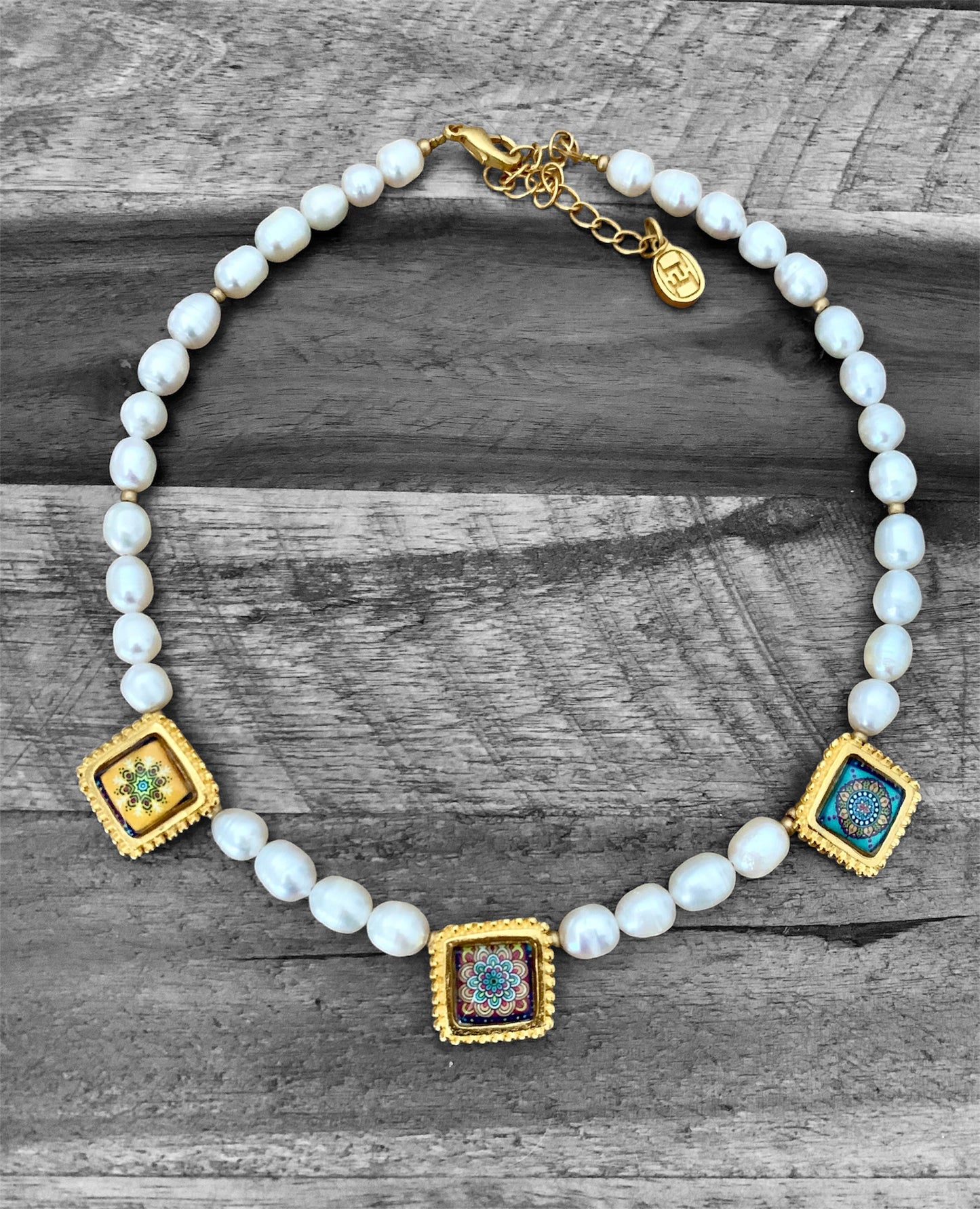 Pearl & Mandala mosaics. ITEM 831