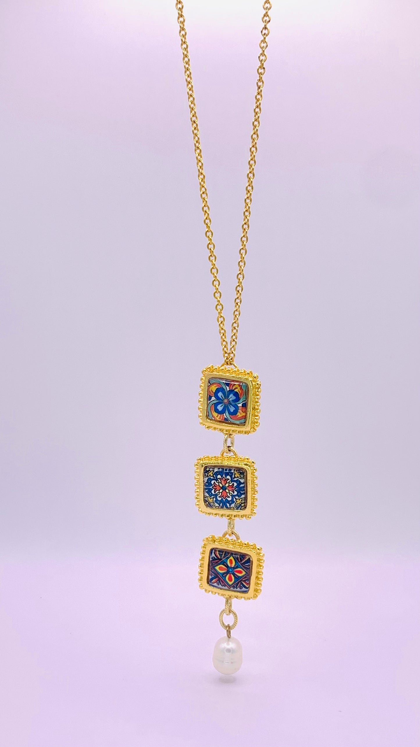 Chain & Orange Mosaic. ITEM 210