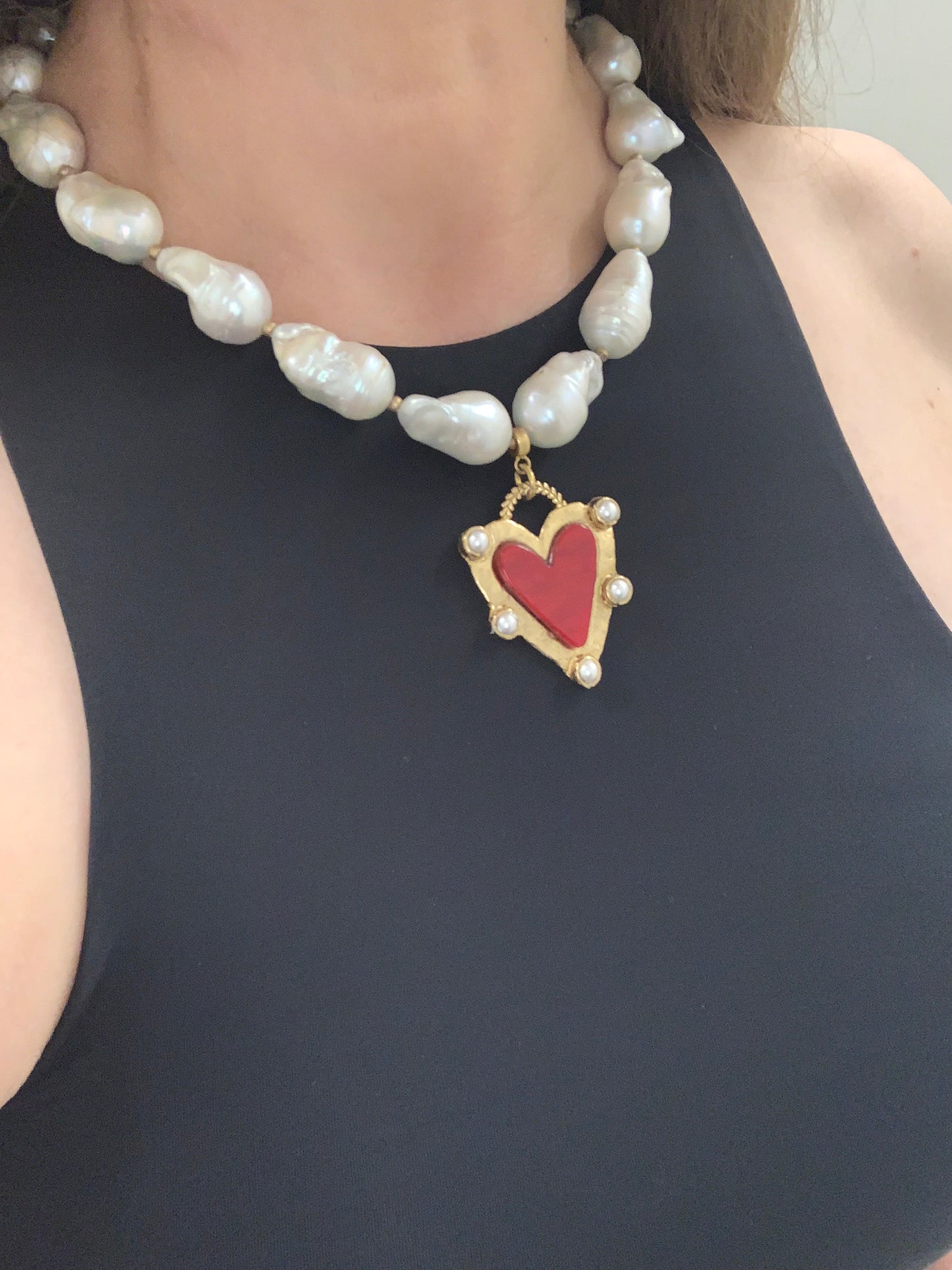Baroque Heart Necklace ITEM HBR50