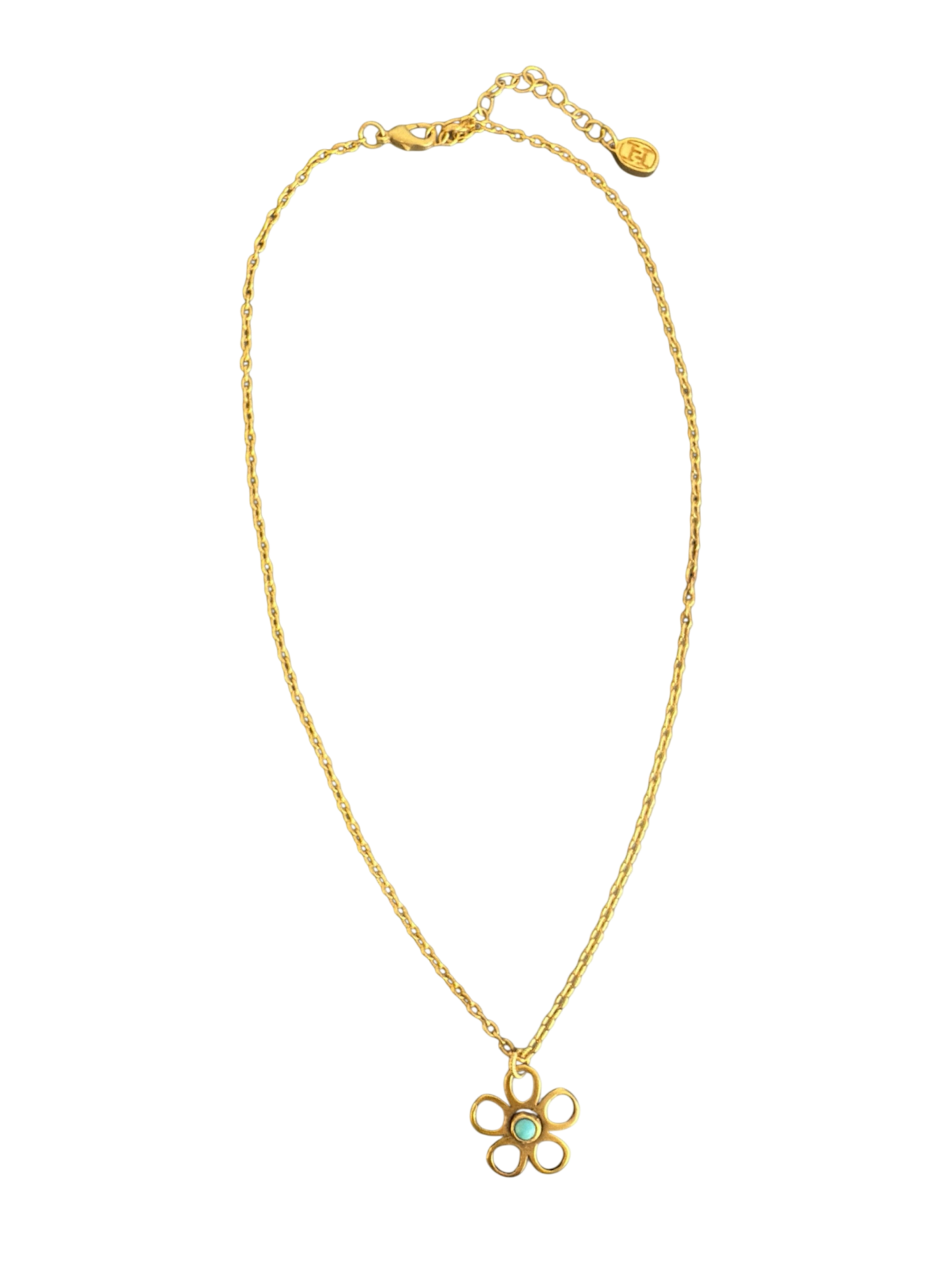Buttercup Turquoise Necklace. ITEM FT34