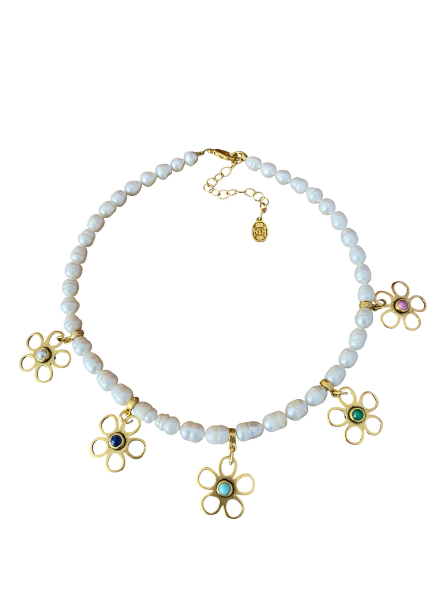 Pearl Bloom Necklace. ITEM F36