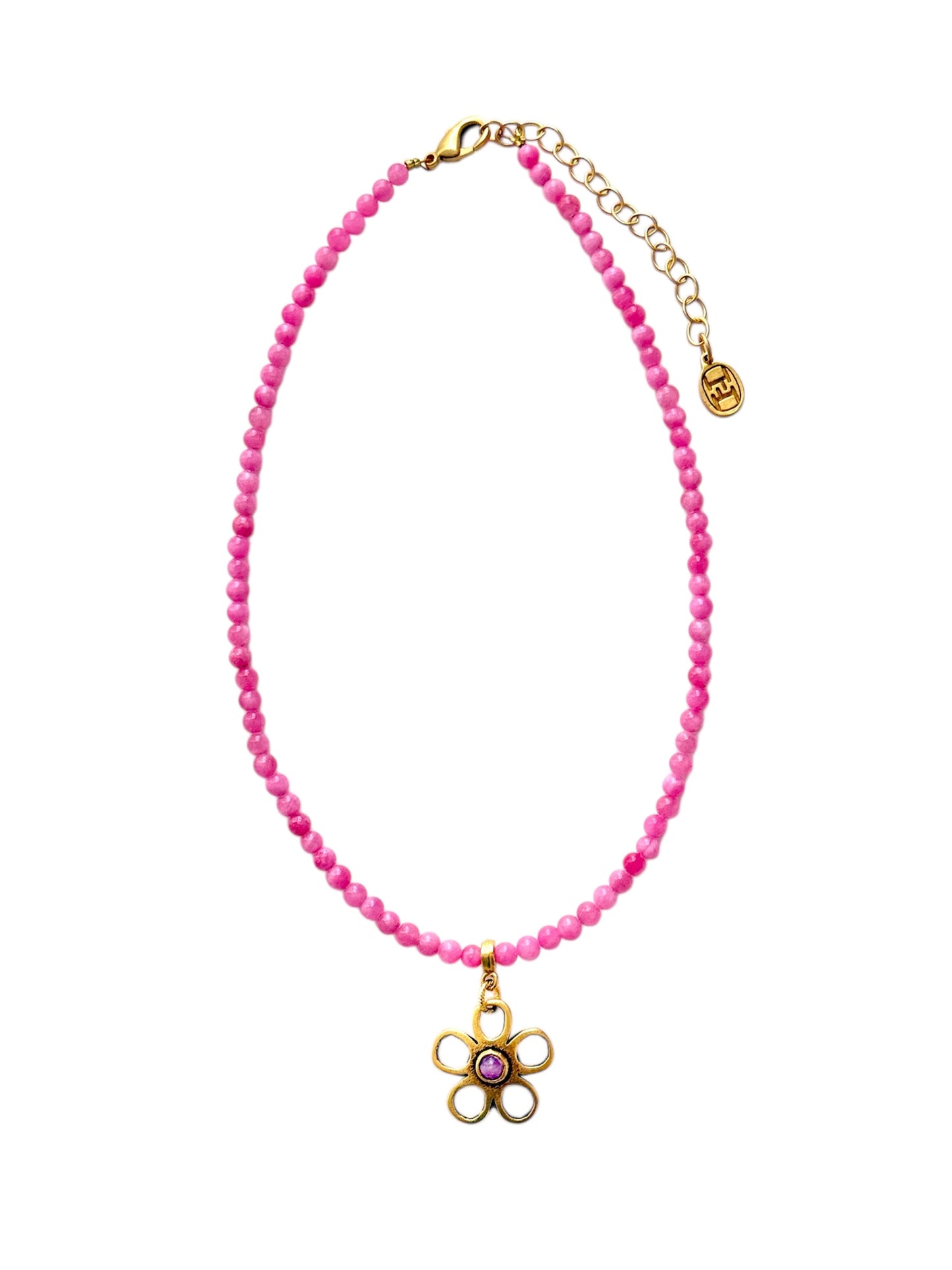 Mila Pink Necklace. ITEM FP32