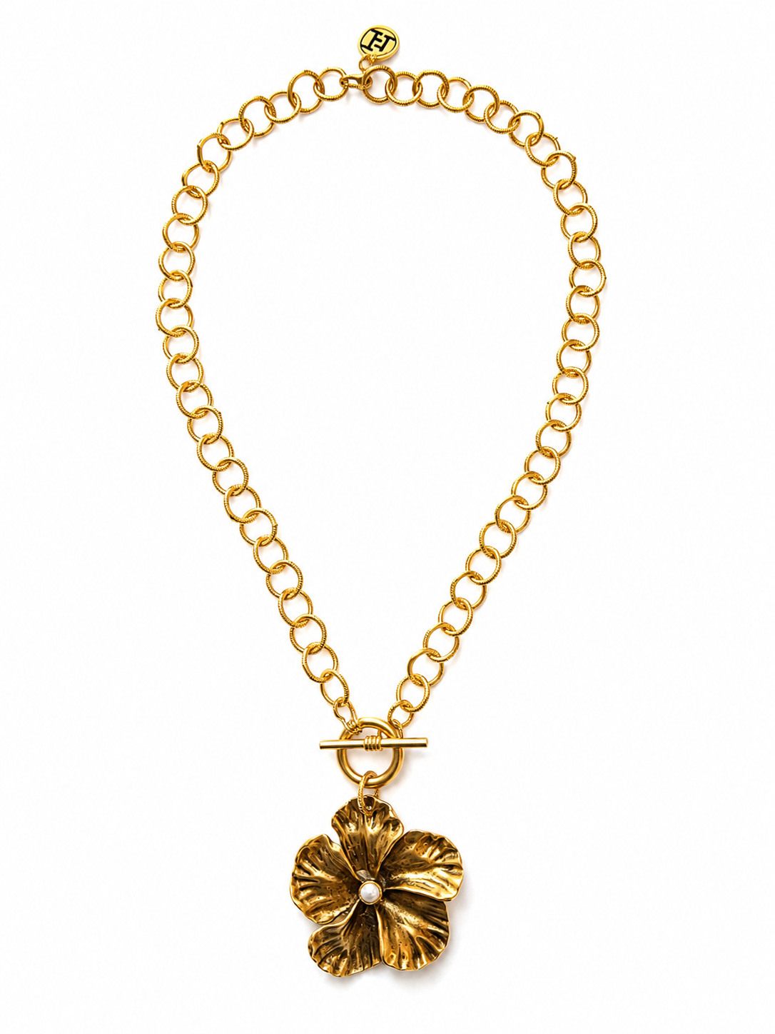 Cameliea Pearl Necklace. ITEM FBP1