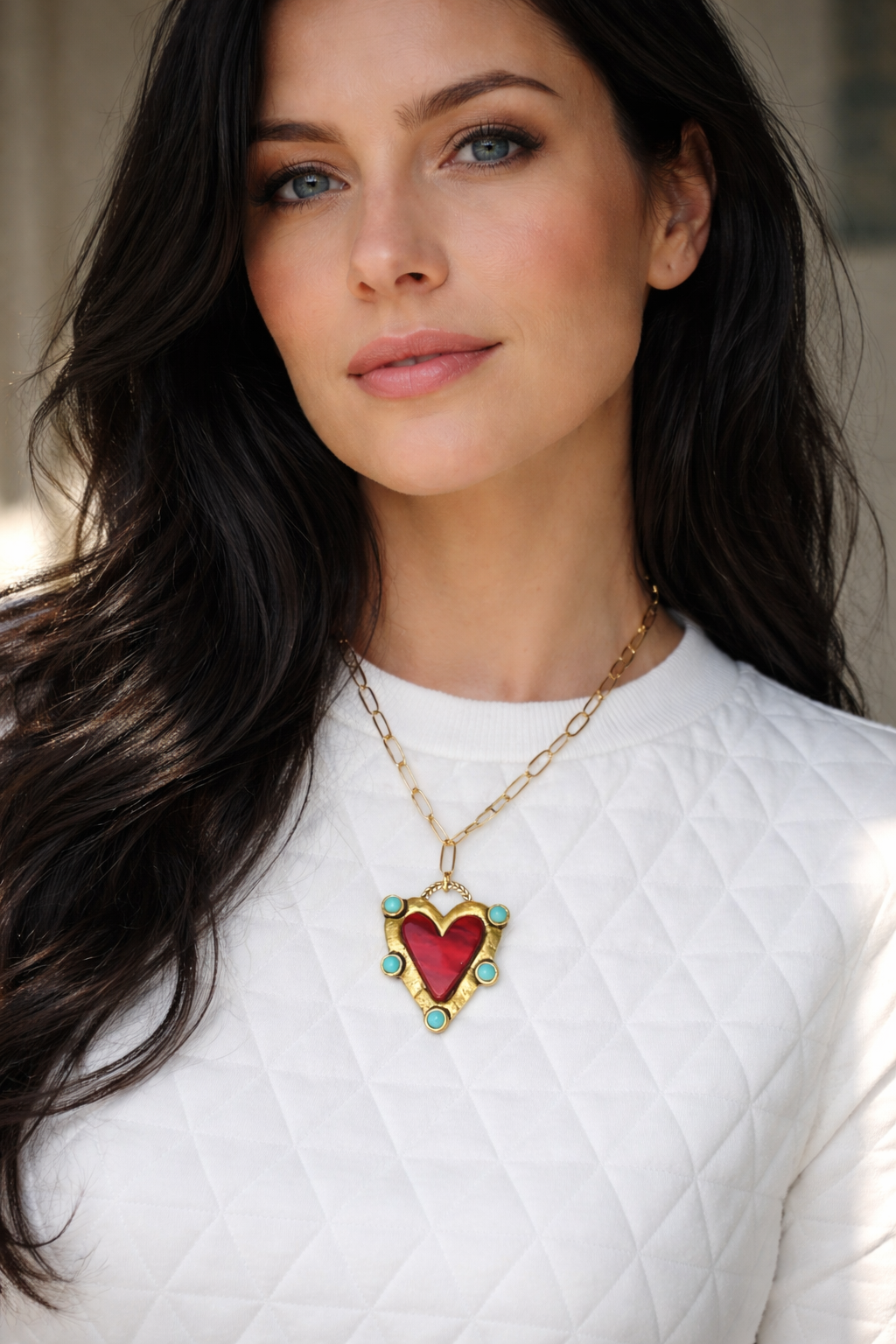 Verona Heart Necklace. ITEM HC53