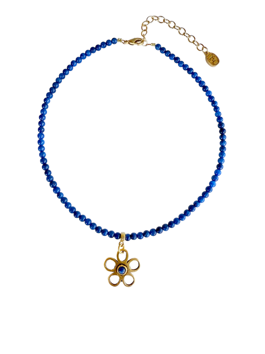 Mila Blue Necklace. ITEM FB32